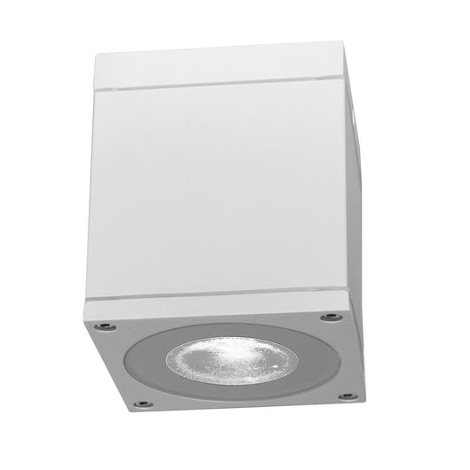 Plafoniera faretto quadrato lampada LED GU10 8W luce vasca doccia sensoriale bagno IP65 230V COLORE BIANCO LUCE 3000K