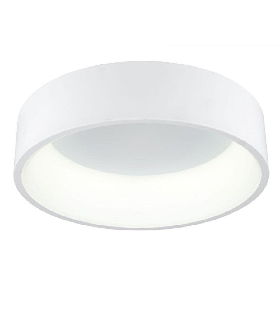 Plafoniera Tonda Lampada Soffitto Parete Led 42w Cct 3000k 4000k Luce 60cm 230v  Bianco       