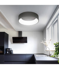 Plafoniera Tonda Led 30 W Cct 3000k 4000k Lampada Soffitto Parete Muro Luce 40cm         