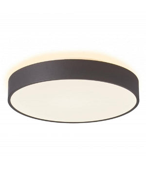 Plafoniera Tonda Led 42w Cct 3000k 4000k Lampada Soffitto Parete Luce 3200lm 40cm  Nero       