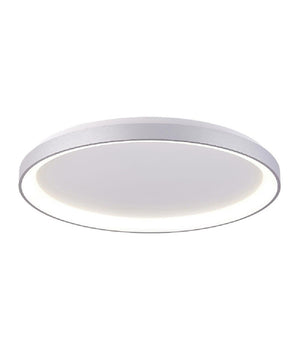 Plafoniera Tonda Moderna Led Cct 30 W Luce 3000k 4000k Soffitto Parete 230v 38cm  Silver       