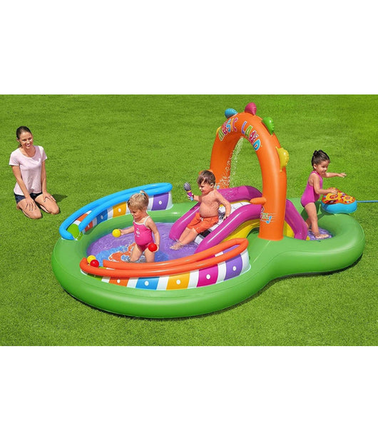 Play Center 295x190x137 Cm Canta E Splash Piscinetta Per Bambini 2 Anni+ 53117         