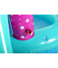 Play Center Magico Unicorno Piscina 274x198x137cm Scivolo Anelli Bacchetta 53097         