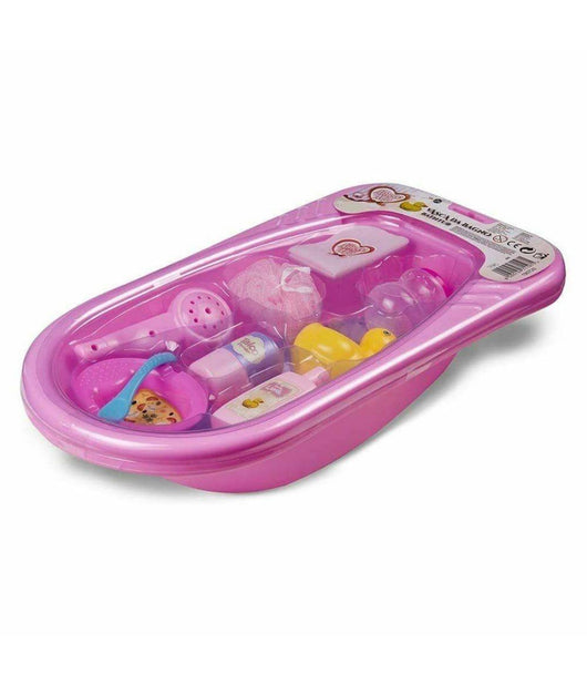 Playset Amore Mio Vasca Da Bagno Per Bambola Bambolotto Con Accessori Gioco         