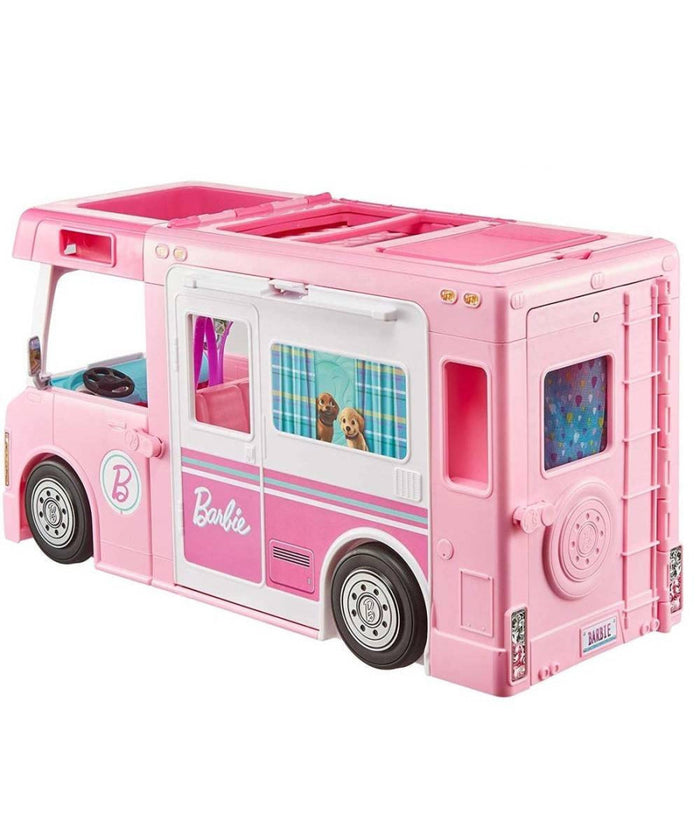 Playset Camper Dei Sogni 3 In 1 Con 3 Veicoli E 50 Accessori Giocattolo         