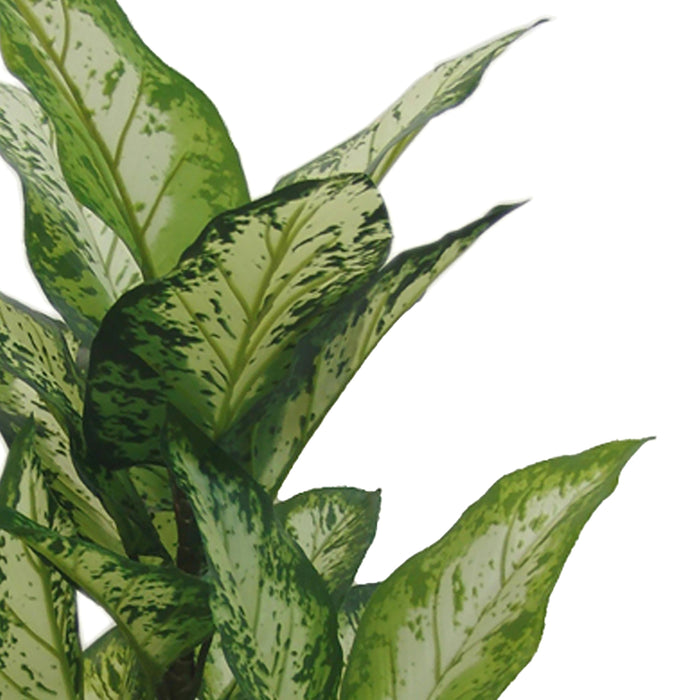 Pianta Artificiale Aglaonema in Vaso con 22 Foglie H 100 cm