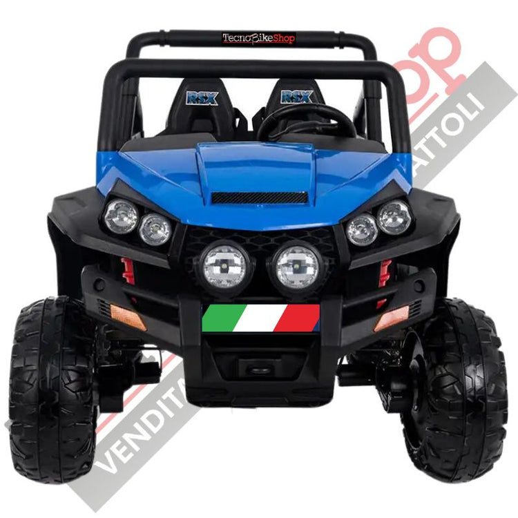 Auto Elettrica per Bambini 4x4 Polar 24V colore Blu