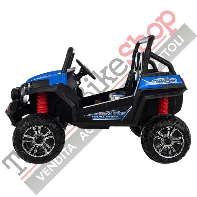 Auto Elettrica per Bambini 4x4 Polar 24V colore Blu