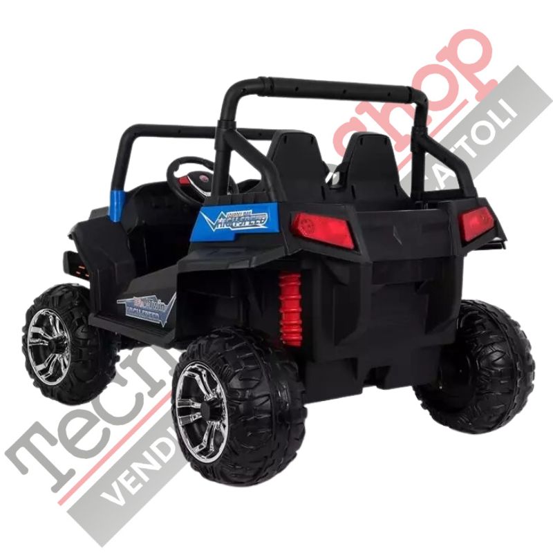 Auto Elettrica per Bambini 4x4 Polar 24V colore Blu