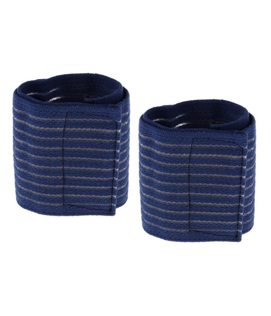 Polso Benda Polsiera Fasciatura Di Supporto Polsino Elastico Accessori Blu         