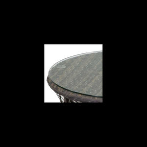 Poltrona alluminio polyrattan Baltimorapapasan con cuscino e tavolino