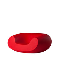 Poltrona lounge Chubby made in Italy - ROSSO