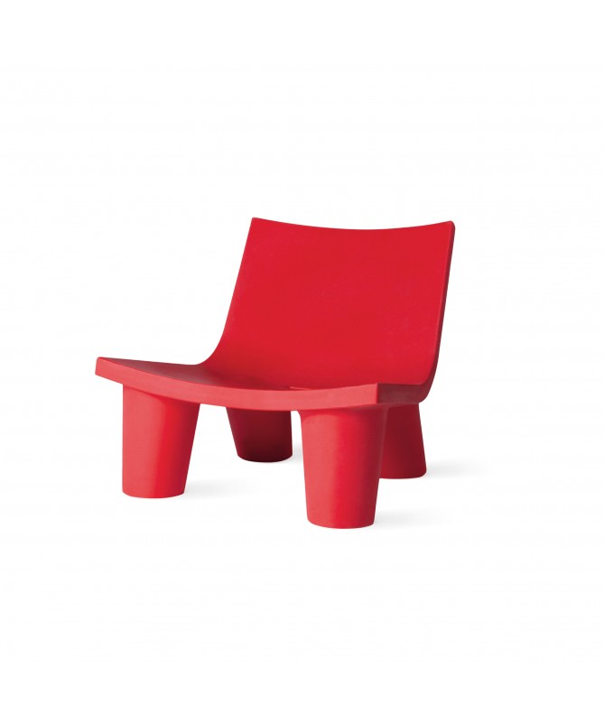 Poltroncina Low Lita made in Italy - ROSSO