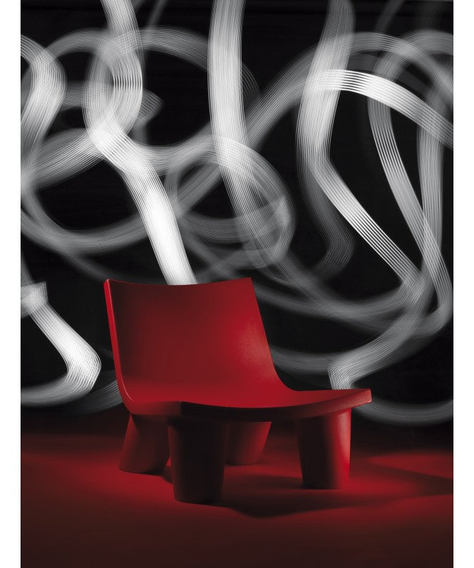 Poltroncina Low Lita made in Italy - ROSSO