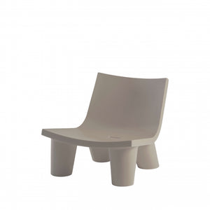 Poltroncina Low Lita made in Italy - BIANCO SPORCO