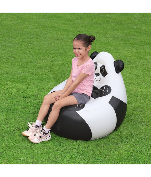 Poltroncina Poltrona Gonfiabile Design Animali Panda Scimmia Volpe 72 Cm 75116         