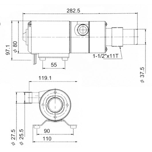 POMPA MACERATORE 24 V.