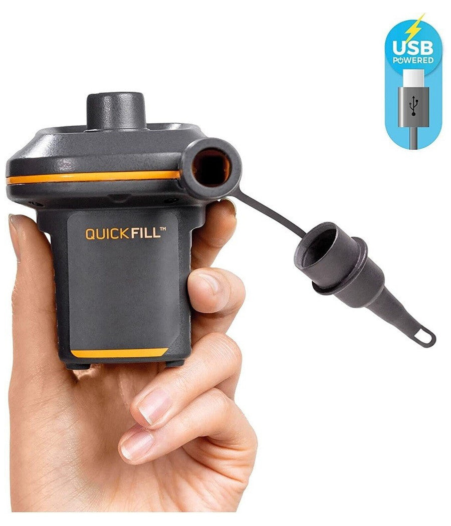 Pompa Mini Usb 5 V Elettrica Uso Interno/esterno Per Gonfiabili Con Ugello 66635         