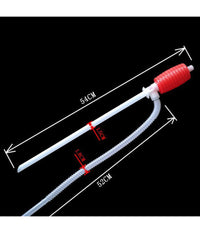 Pompa Travaso Manuale A Sifone Succhia Aspira Liquidi Carburante Vino Acqua Olio         