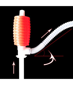 Pompa Travaso Manuale A Sifone Succhia Aspira Liquidi Carburante Vino Acqua Olio         