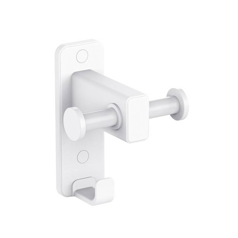 Porta abito a muro con 2 ganci bianco - Serie Blend cod 82265