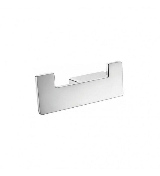 Porta abito a muro in alluminio a due posti - serie leaf cod 81560