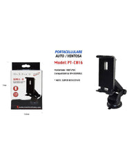 Porta Cellulare Da Auto Ventosa Smartphone Universale Navigatore Maxtech Pt-c016         