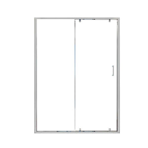 Porta doccia scorrevole trasparente anticalcare 6mm h195cm cristal, dimensioni 150