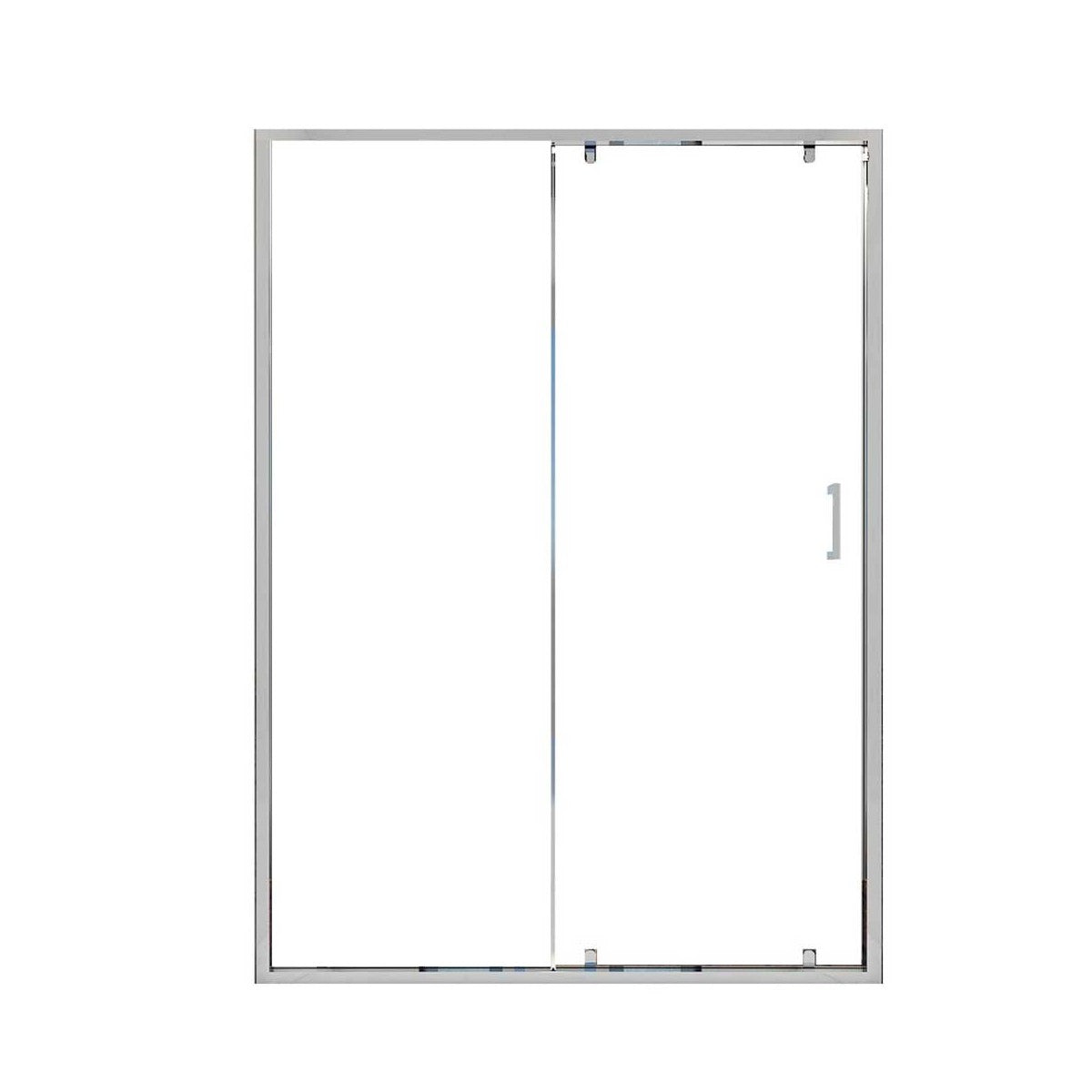 Porta doccia scorrevole trasparente anticalcare 6mm h195cm cristal, dimensioni 160