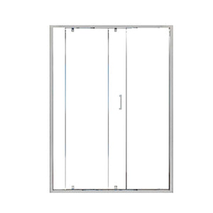 Porta doccia scorrevole trasparente anticalcare 6mm h195cm cristal, dimensioni 150