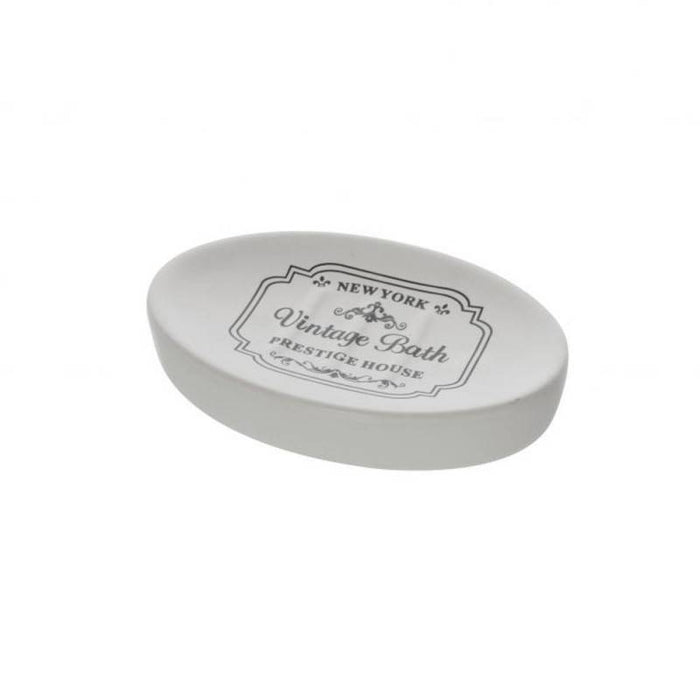 Porta sapone bianco serie new york cod 83044