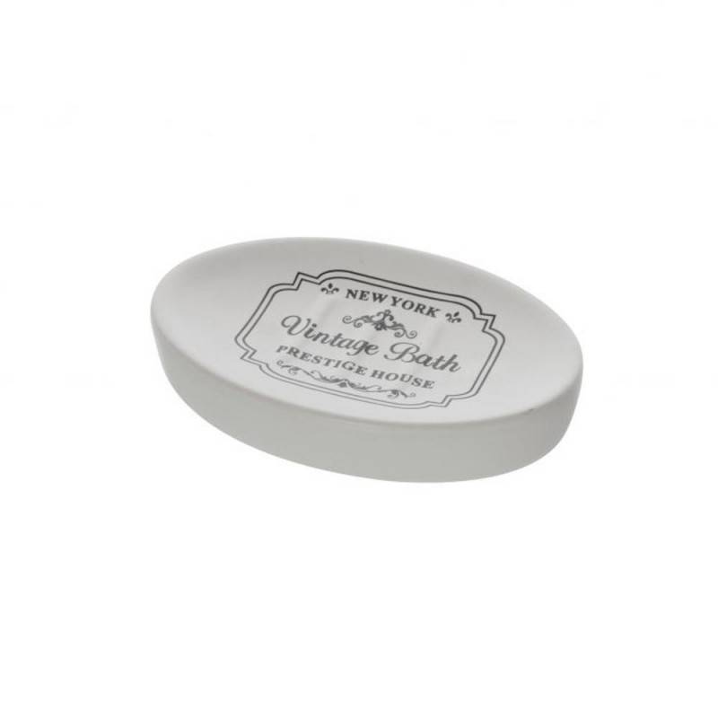 Porta sapone bianco serie new york cod 83044