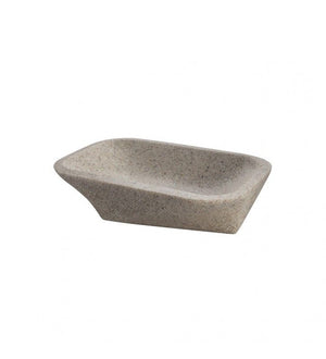 Porta sapone color pietra - serie stone cod 76477