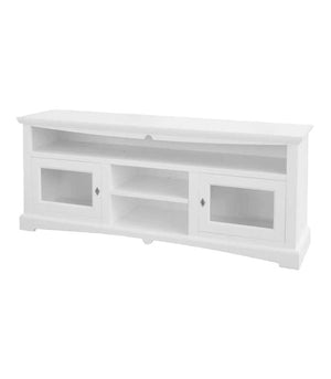 Mobile porta tv goccia 170*46*69h, legno, laccato bianco arte povera - Mobili 2G