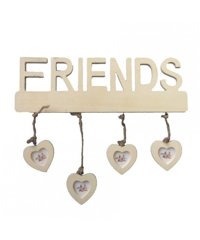 Portafoto a muro Friends con cuori 40x35 Vacchetti