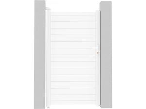 Porta Cancello in alluminio Eric 101,2x180,9 cm colore Bianco