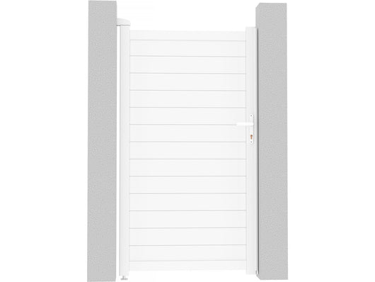 Porta Cancello in alluminio Eric 101,2x180,9 cm colore Bianco