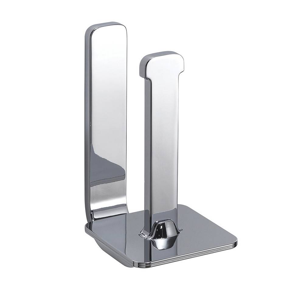 Portarotolo a muro Gedy in acciaio inox e cromall serie Outline - Gedy