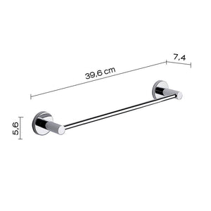 Portasalviette a muro GEDY linea Felce da 35cm Cromato - Gedy