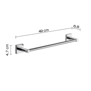 Portasalviette GEDY linea Fuji da 45cm Cromato - Grohe