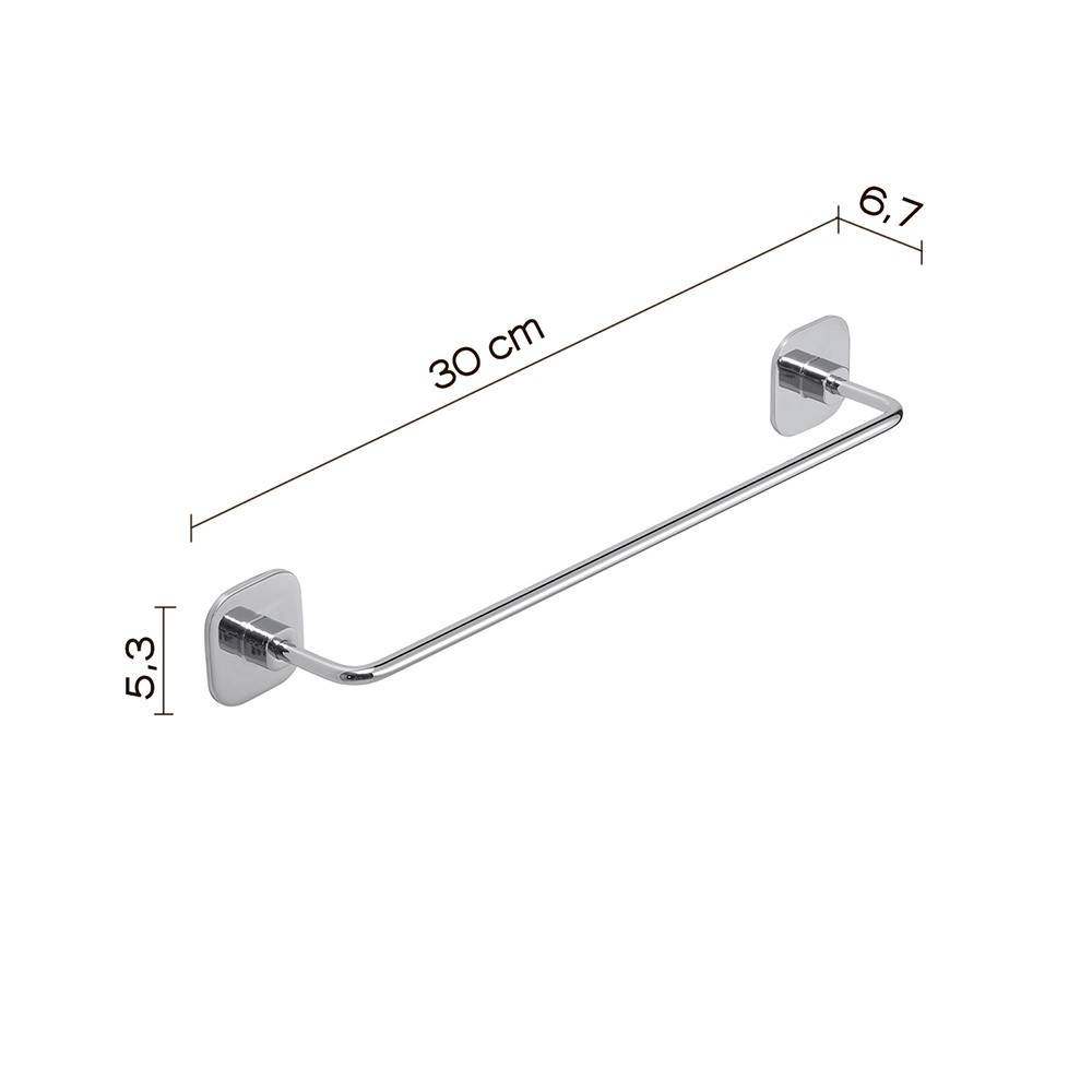 Portasalviette GEDY linea Teide da 30cm Cromato - Gedy