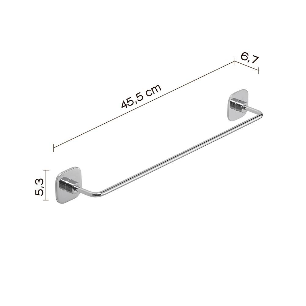 Portasalviette GEDY linea Teide da 45cm Cromato - Gedy