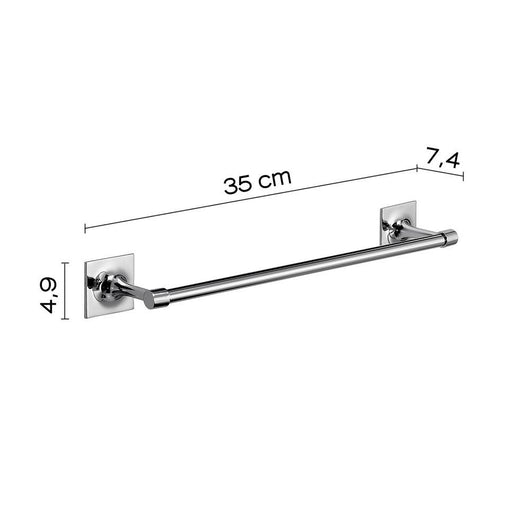 Portasalviette GEDY linea Wizard da 35cm Cromato - Gedy