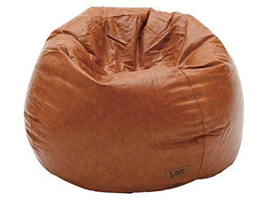 01 pouf ecopelle marrone misure l.85 h.45 p.80