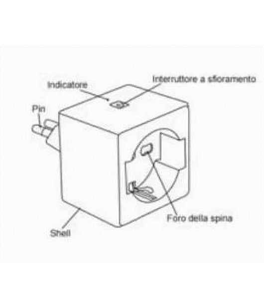 Presa Intelligente Wifi Spina Wireless Monitoraggio Energetico Smart Plug Zy-oyd-y         