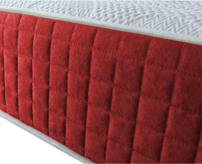 Materasso Piazza e Mezza 140x190 in memory foam, altezza 25 cm, 5 cm di memory foam, 11 zone di comfort   