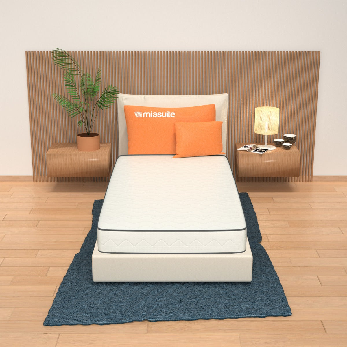 Materasso Singolo 90x195, altezza 19 cm - Memory Foam, Antiacaro, Anallergico | Premiere