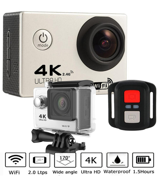 Pro Cam Sport Wifi 4k Ultra Hd 16mp Action Camera Subacquea Con Telecomando         