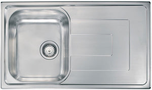 Lavello COMO  86X50 1 vasca + gocciolatoio ACCIAIO INOX 010143.X2.01.2028