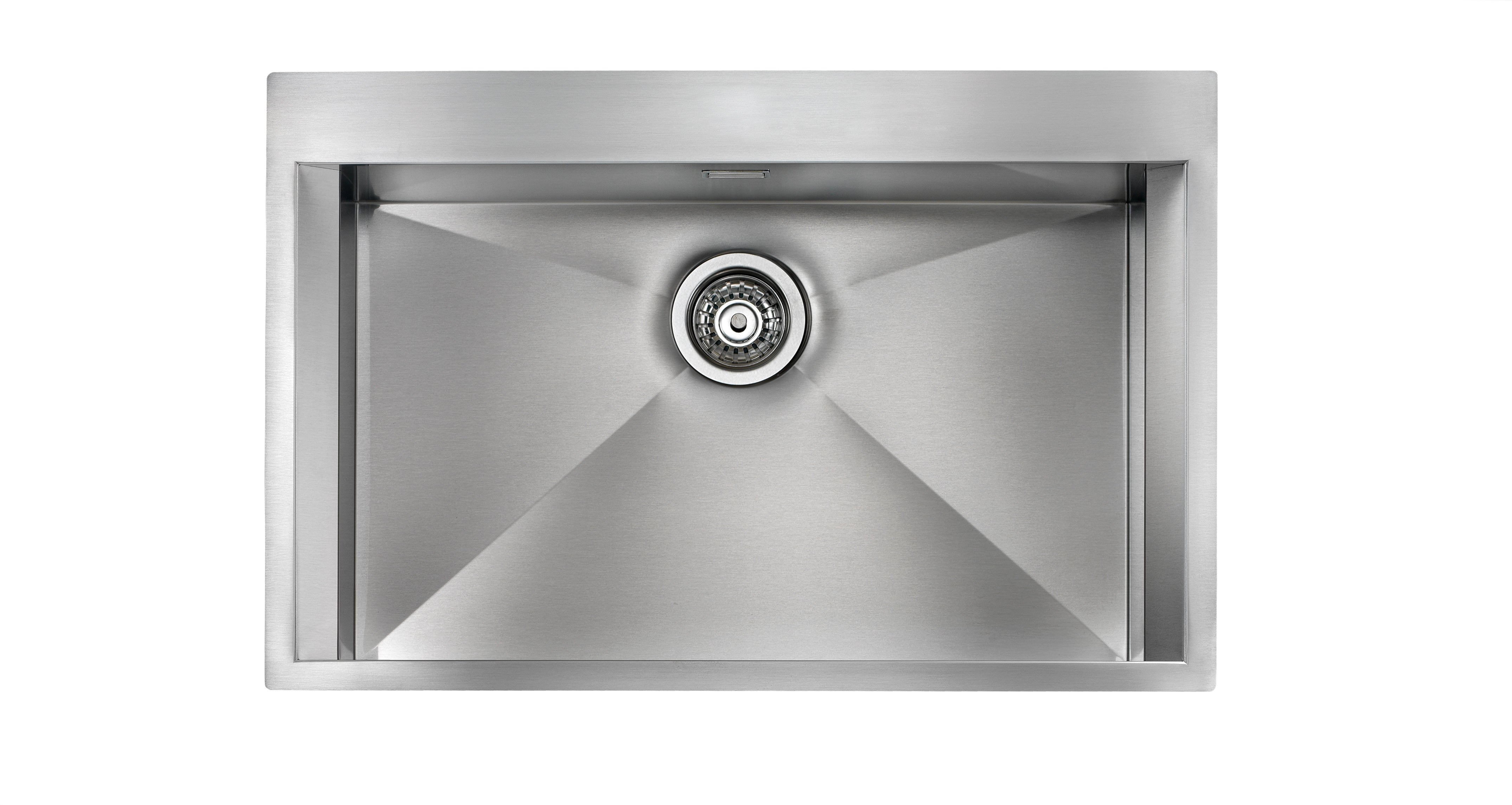 Lavello FOCUS MIX 3"  1 vasca ACCIAIO INOX INCASSO SLIM 77X50 prof. 19 015223.X2.01.2033